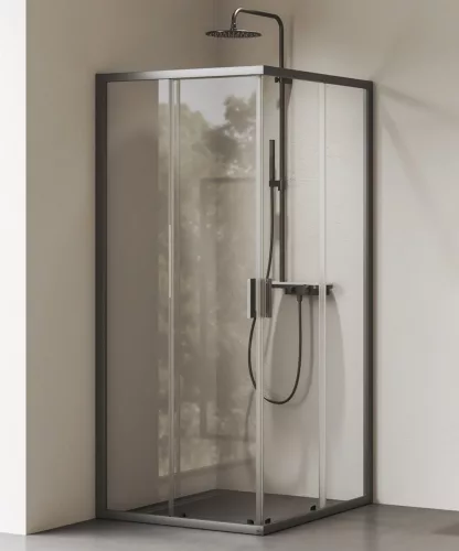 Blix II NBLRV2K 80 zuhanykabin metallic graphite+transparent