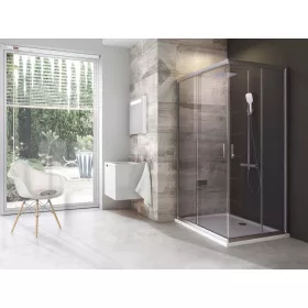   Ravak Blix BLRV2K-90 zuhanykabin szatén+transparent (1 oldal)