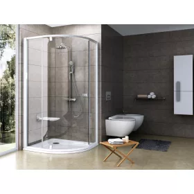 Ravak Pivot PSKK3 80x80 zuhanykabin fehér+transparent