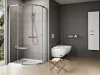 Ravak Pivot PSKK3 80x80 zuhanykabin krómhatású+transparent