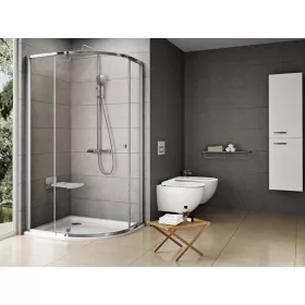   Ravak Pivot PSKK3 80x80 zuhanykabin krómhatású+transparent