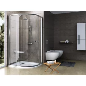 Ravak Pivot PSKK3 80x80 zuhanykabin szatén+transparent