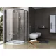Ravak Pivot PSKK3 80x80 zuhanykabin szatén+transparent