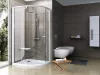 Ravak Pivot PSKK3 90x90 zuhanykabin fehér+transparent