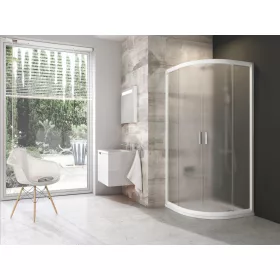Ravak Blix BLCP4 80x80 zuhanykabin fehér+grape