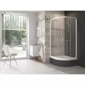 Ravak Blix BLCP4 80x80 SABINA zuhanykabin fehér+transparent