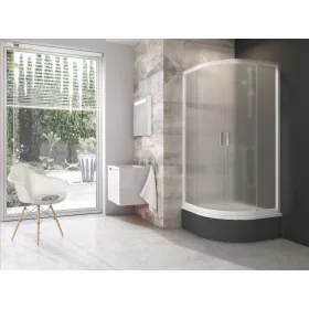 Ravak Blix BLCP4 80x80 SABINA zuhanykabin fehér+grape