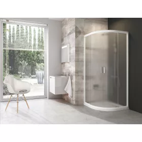 Ravak Blix BLCP4 90x90 zuhanykabin fehér+grape