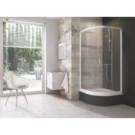 Ravak Blix BLCP4 90x90 SABINA zuhanykabin fehér+transparent