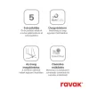 Ravak Blix BLCP4 90x90 zuhanykabin krómhatású+transparent
