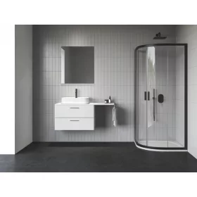 Ravak Blix II NBLCP4 80x80 zuhanykabin fekete+transparent