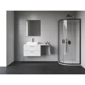 Ravak Blix II NBLCP4 80x80 zuhanykabin fekete+transparent