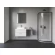 Ravak Blix II NBLCP4 80x80 zuhanykabin fekete+transparent