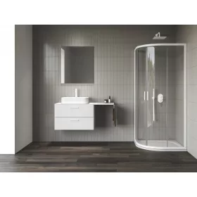   Ravak Blix II NBLCP4 90x90 zuhanykabin matt fehér+transparent