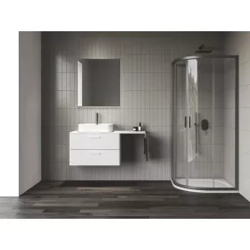   Blix II NBLCP4 90x90 zuhanykabin metallic graphite+transparent
