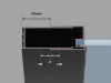 Blix II NBLCP4 90x90 zuhanykabin metallic graphite+transparent