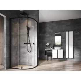 Ravak Nexty NSKK3-90 zuhanykabin fekete+transparent