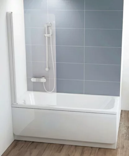 Ravak CVS1-80 bal kádparaván fehér + transparent