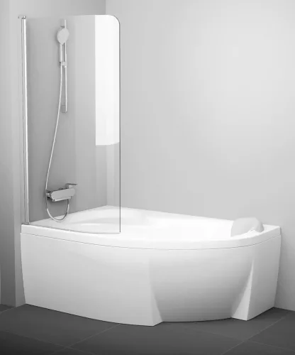 Ravak Rosa CVSK1 160/170 bal kádparaván szatén+transparent