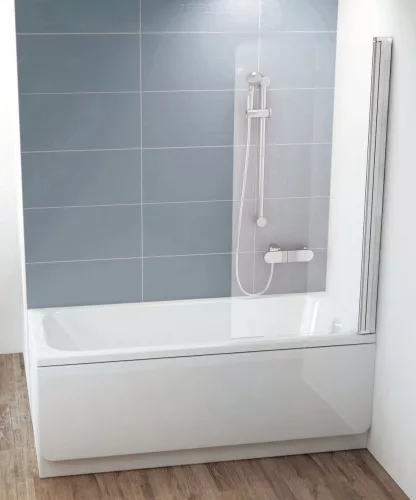 Ravak CVS1-80 jobb kádparaván krómhatású + transparent