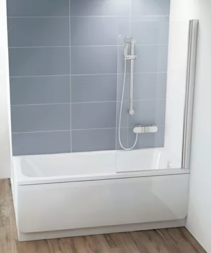 Ravak CVS1-80 jobb kádparaván szatén + transparent