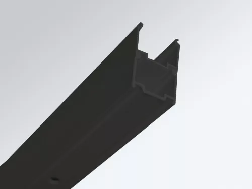 Ravak Pivot PPS-80 fix oldalfal fekete+transparent