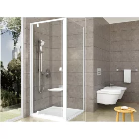 Ravak Pivot PPS-90 fix oldalfal fehér+transparent