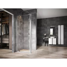 Ravak Nexty NPSS-80 fix oldalfal krómhatású+transparent