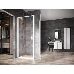 Ravak Nexty NPSS-100 fix oldalfal fehér+transparent