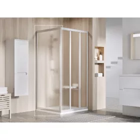   Ravak Supernova APSS-90 fix oldalfal 188 szatén+grape (kifutó termék)