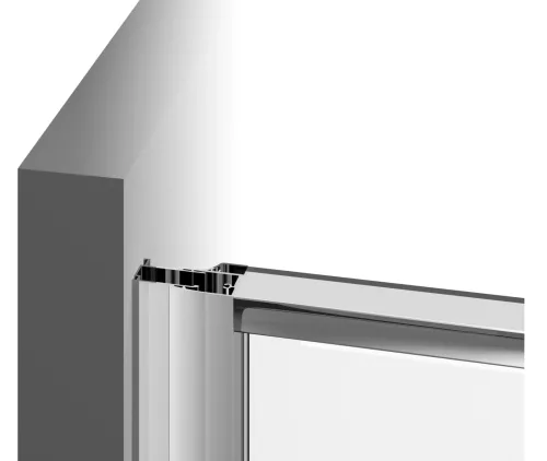 Ravak Nexty NPSS-90 fix oldalfal matt fehér+transparent
