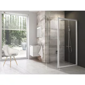 Ravak Blix BLPS-90 fix oldalfal fehér+transparent