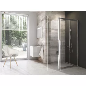 Ravak Blix BLPS-100 fix oldalfal krómhatású+transparent