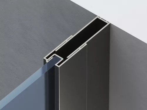 Blix II NBLPS 80 fix oldalfal metallic graphite+transparent