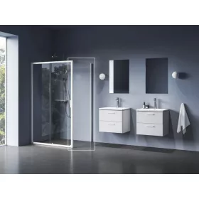 Ravak Blix II NBLPS 90 fix oldalfal matt fehér+transparent