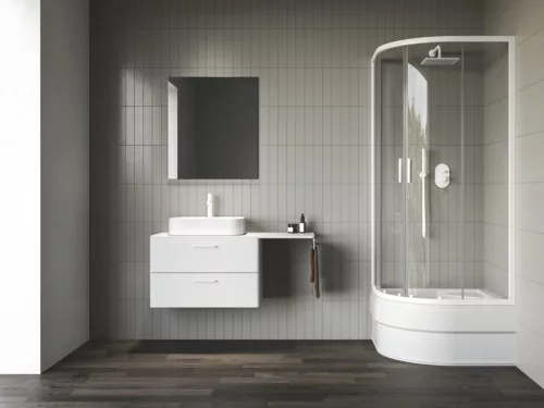 Ravak Sabina 80x80 LA zuhanytálca fehér