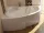 Ravak Asymmetric 160x105 akrilkád bal (hófehér)