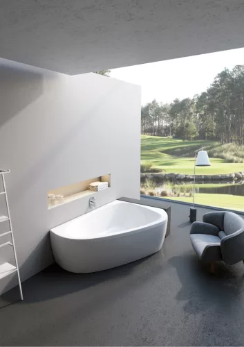 Ravak LoveStory II 196x139 jobb akrilkád