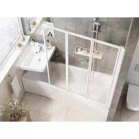 Ravak BeHappy II kád 160x75 balos, fehér