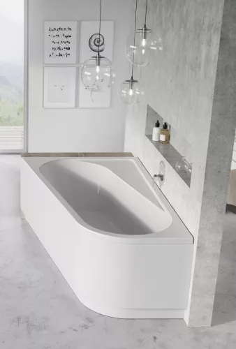 Ravak Chrome akrilkád 170x105 balos, fehér