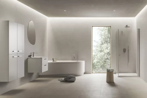 Ravak Chrome akrilkád 160x105 balos, fehér