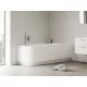Ravak Chrome akrilkád 160x105 jobbos, fehér