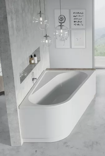 Ravak Chrome akrilkád 160x105 jobbos, fehér