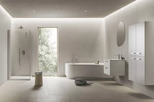 Ravak Chrome akrilkád 160x105 jobbos, fehér