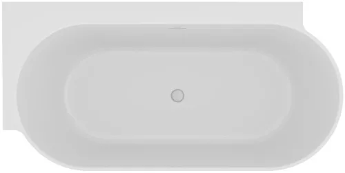 Ravak Freedom Corner II Tec 175x86 bal, akrilkád, Grey Green/fehér, fehér/fekete/króm lefolyó