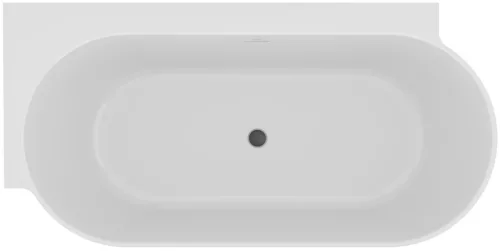 Ravak Freedom Corner II Tec 175x86 bal, akrilkád, Grey Green/fehér, fehér/fekete/króm lefolyó