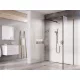 Ravak Walk-In Corner Szett 120x80, zuhanykabin fekete+transparent