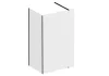 Ravak Walk-In Corner Szett 120x80, zuhanykabin fekete+transparent