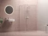 Ravak Walk-In Corner Szett 120x80, zuhanykabin matt fehér+transparent