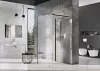 Ravak Walk-In Corner Szett 120x90, zuhanykabin fekete+transparent